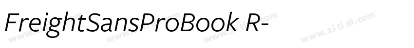 FreightSansProBook R字体转换 FreightSansProBook R字体转换
